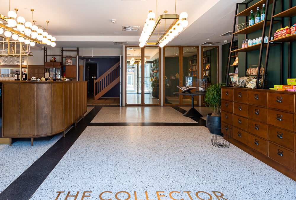 The Collector: Tijdloos terrazzo voor trendy hotel